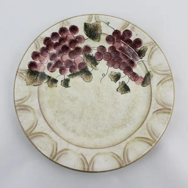 Oneida  Hand Painted Veneto Stoneware Dinner Plate 11” 