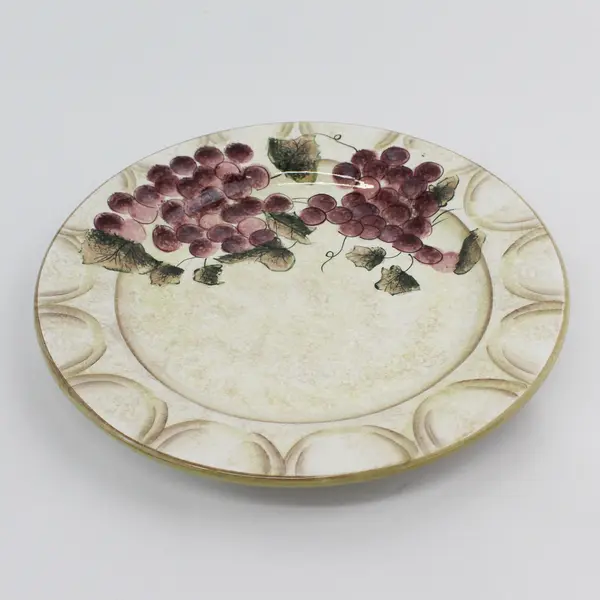 Oneida  Hand Painted Veneto Stoneware Dinner Plate 11” 