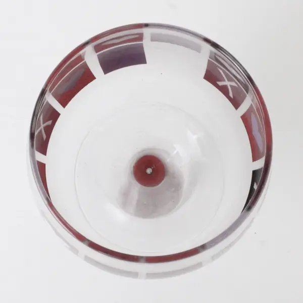 Lolita Hand-Painted Valentine's Day Wine Glass 9in Collectible
