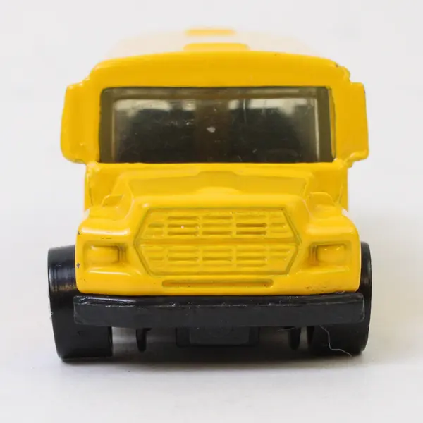 Vintage Hot Wheels Yellow Public School Bus 1988 Malaysia BW Blackwall 3”