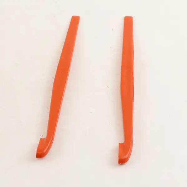 Lot of 2 Vintage Tupperware Citrus Peeler #727 Red Orange