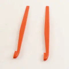 Lot of 2 Vintage Tupperware Citrus Peeler #727 Red Orange