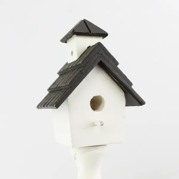 Lot of 3 Department 56 Birdhouse Spindle Yard Garden Stakes