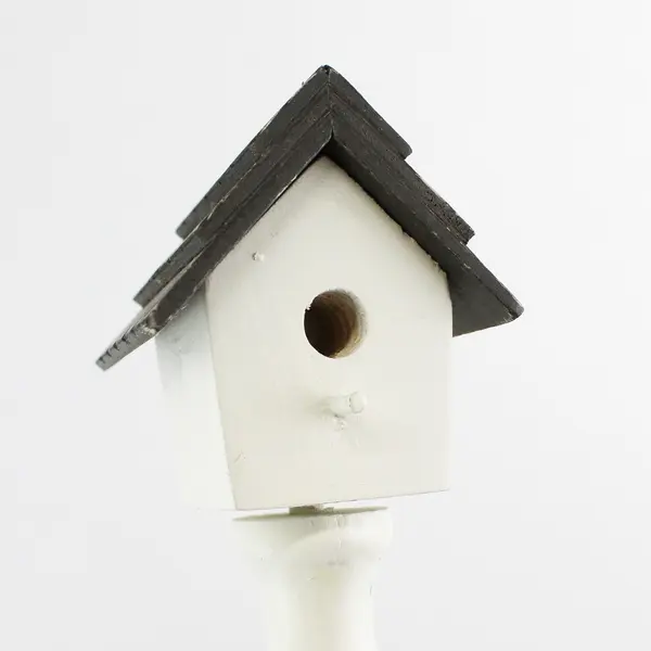 Lot of 3 Department 56 Birdhouse Spindle Yard Garden Stakes