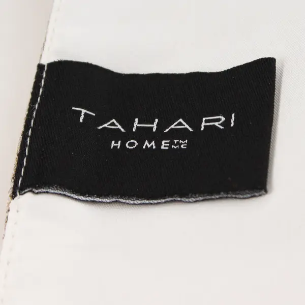 Tahari Home Beige Color Rectangle Table Runner 100% Polyester 16.5"x 90"