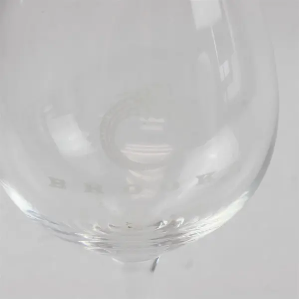 Vintage Brooks Dragon Wine Glass 9in Stemware - Clear Collectible