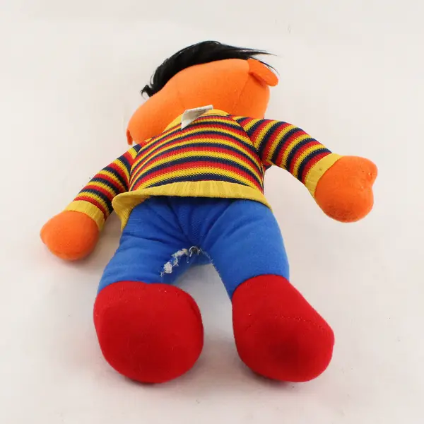Vintage Knickerbocker Sesame Street Ernie 1980's Plush Doll repaired