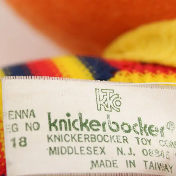 Vintage Knickerbocker Sesame Street Ernie 1980's Plush Doll repaired