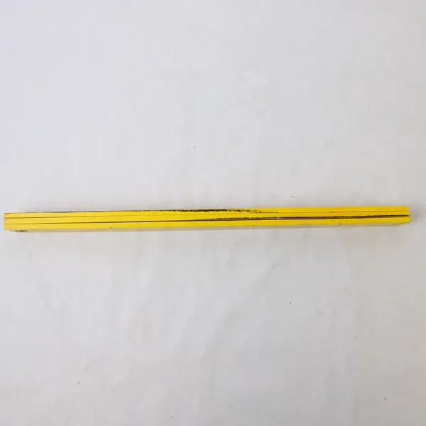 Vintage Aero Mayflower Transit Co. Yellow Wooden Advertising Folding Yardstick