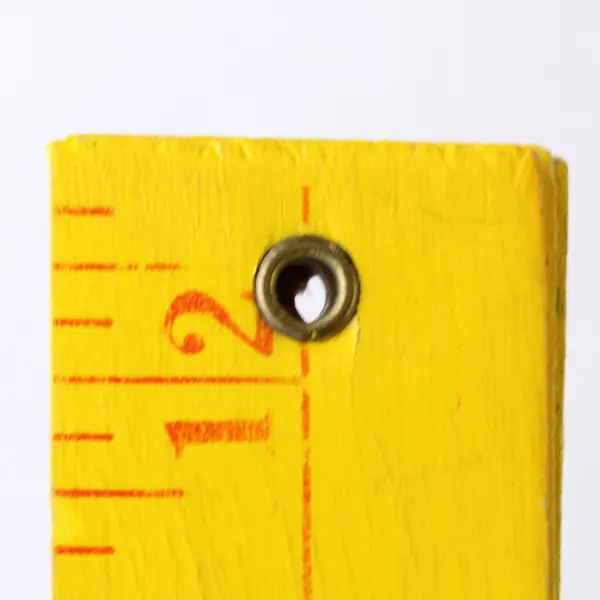 Vintage Aero Mayflower Transit Co. Yellow Wooden Advertising Folding Yardstick