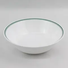 Corelle Rosemarie Double Green Stripes Vegetable Serving Bowl 8.5"