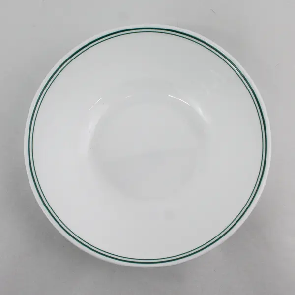 Corelle Rosemarie Double Green Stripes Vegetable Serving Bowl 8.5"