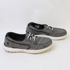 Skechers Gray/White On-The-Go Ashore Boat Shoes Slip On Women's Size 9