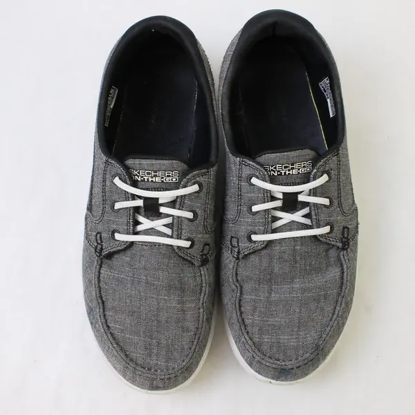 Skechers Gray/White On-The-Go Ashore Boat Shoes Slip On Women's Size 9