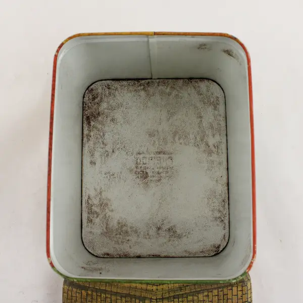 Vintage 1979 Cheinco Tin Tea Canister 6" x 5" Empty