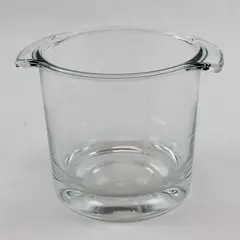 Vintage Luminarc French Glass Ice Bucket w/ Handles Made in France