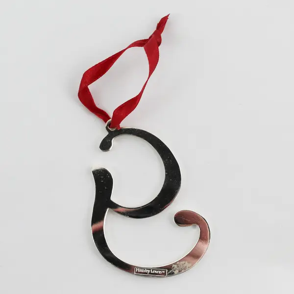 Harvey Lewis Silver-Tone Monogram Letter G Ornament