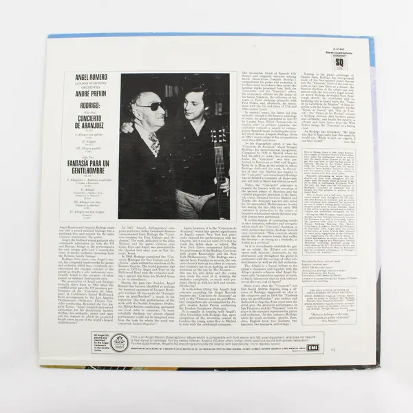  Rodrigo Concierto de Aranjuez 12" Vinyl Record