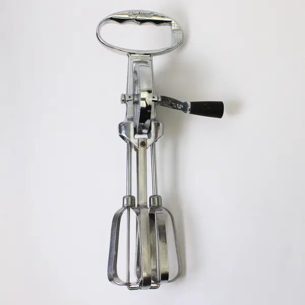 Vintage EKCO Stainless Steel Hand Crank Egg Beater - Used