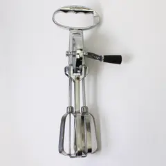 Vintage EKCO Stainless Steel Hand Crank Egg Beater - Used