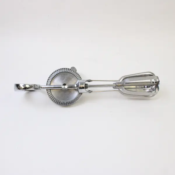 Vintage EKCO Stainless Steel Hand Crank Egg Beater - Used