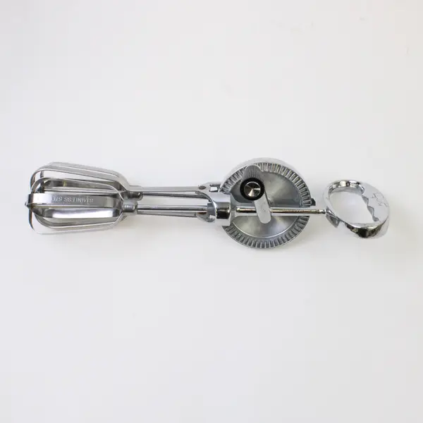 Vintage EKCO Stainless Steel Hand Crank Egg Beater - Used