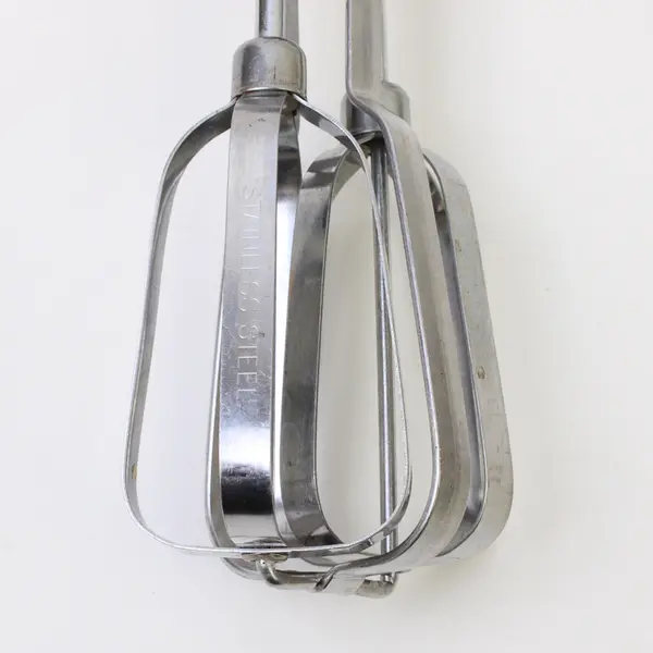 Vintage EKCO Stainless Steel Hand Crank Egg Beater - Used