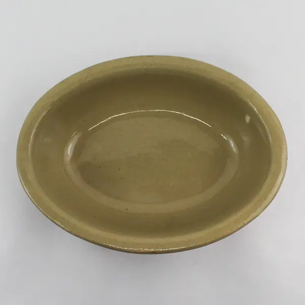 Vtg Pearson’s of Chesterfield 12” x 9” Brown Oval Stoneware Baking Dish England