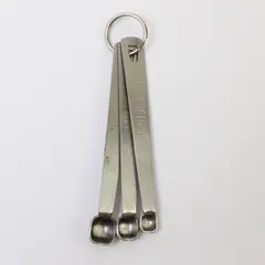 Stainless Steel Measuring Spoons Dash Pinch Smidgen 1/8 1/16 1/32 tsp Precise