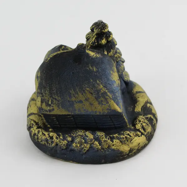 Rustic Black And Gold Cabin Candle Made In Italy