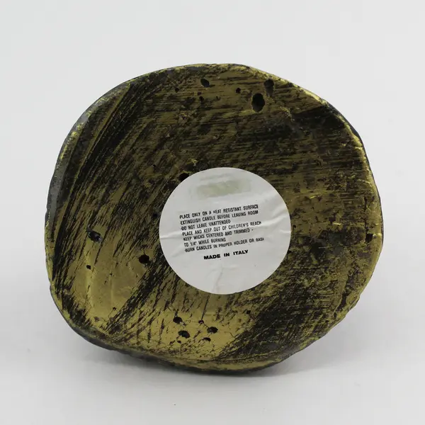 Rustic Black And Gold Cabin Candle Made In Italy