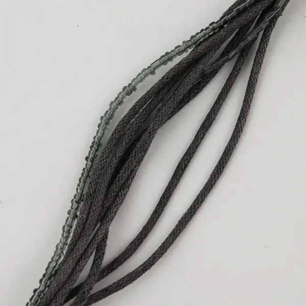 Multi-Strand Beaded Grunge Boho Necklace 18"