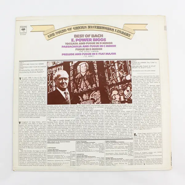 E. Power Biggs - Best Of Bach - 12" Vinyl Record