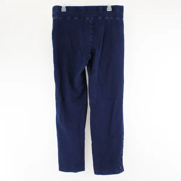 Style & Co. Dark Wash Straight-Leg Jeggings Faux Pockets Women's Large