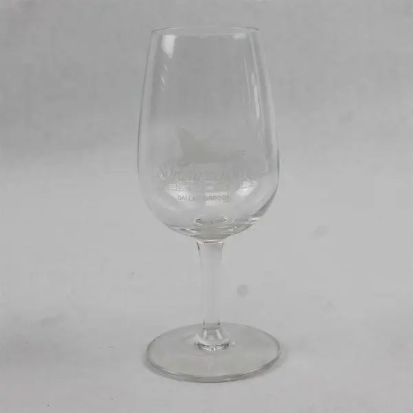 Lot of 2 Schwarzenberg Winery Promotional Drinking Glass Clear Vintage
