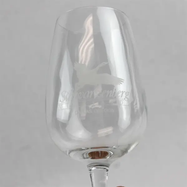 Lot of 2 Schwarzenberg Winery Promotional Drinking Glass Clear Vintage