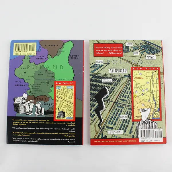 Maus I & II by Art Spiegelman WWII Holocaust Graphic Novel 