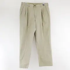 Haggar Beige Tapered Leg Pleated Dress Pants Men's 34 x 30