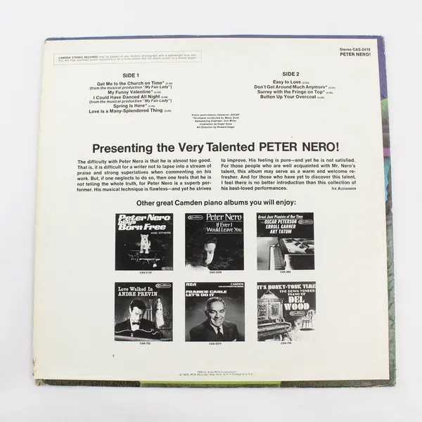 Peter Nero!  12"Vinyl Record