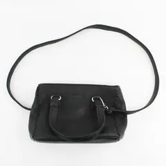 Esprit Small Black Faux Leather Crossbody Purse