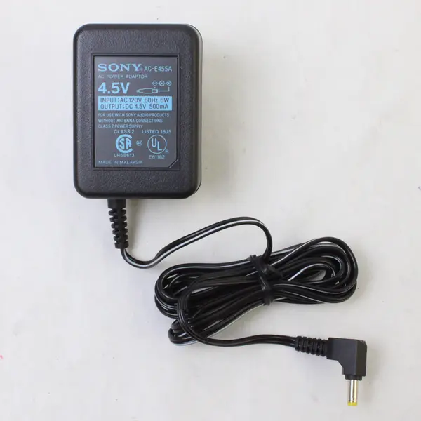 Genuine Sony AC-E455A 4.5V AC Power Adapter for Walkman/Discman MZ-R37