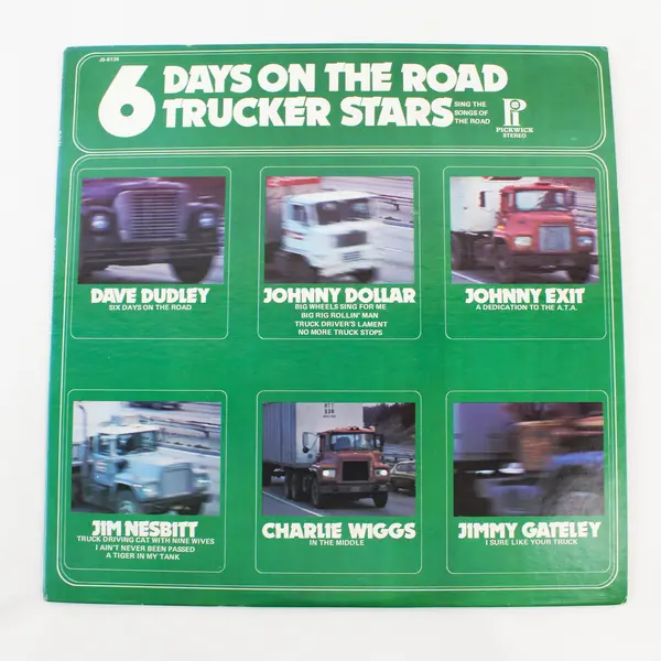 6 Days On The Road Trucker Stars  12" Vinyl Records