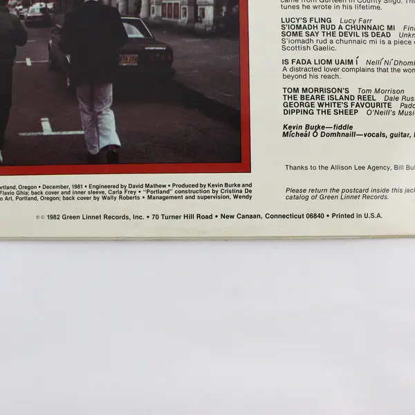 Kevin Burke /Micheal O Domhnaill: Portland ~ 12" Vinyl Record