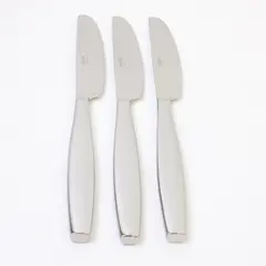 Lot of 3 Nambe Flatware Aidan Pattern 18/10 SS Dinner Knives 9.75" New