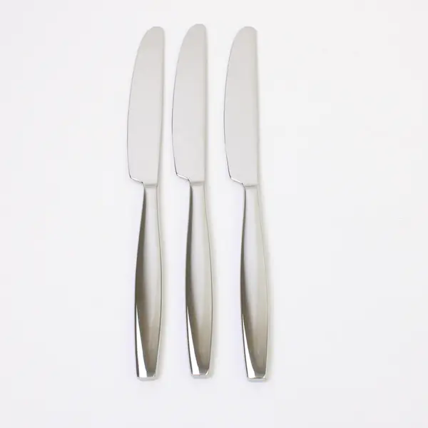 Lot of 3 Nambe Flatware Aidan Pattern 18/10 SS Dinner Knives 9.75" New