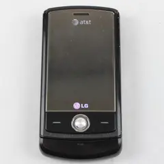 LG Shine CU720 Slider Cell Phone Black Branded AT&T - For Parts/Not Working
