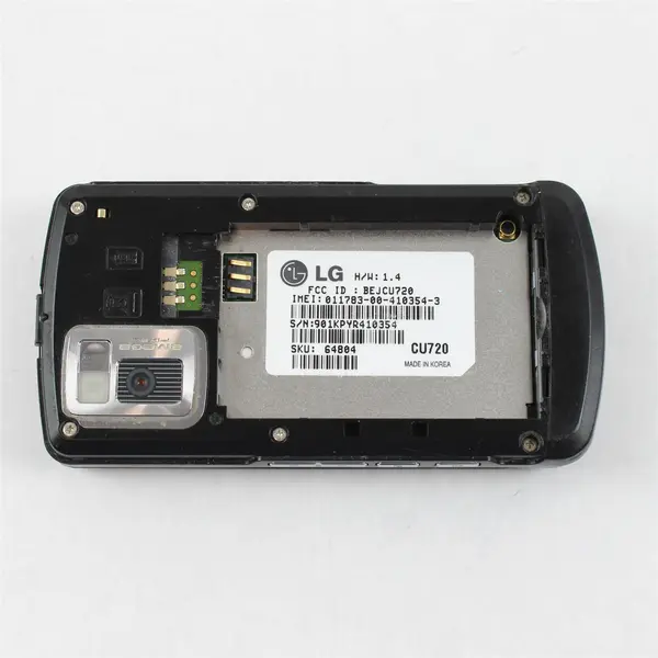 LG Shine CU720 Slider Cell Phone Black Branded AT&T - For Parts/Not Working