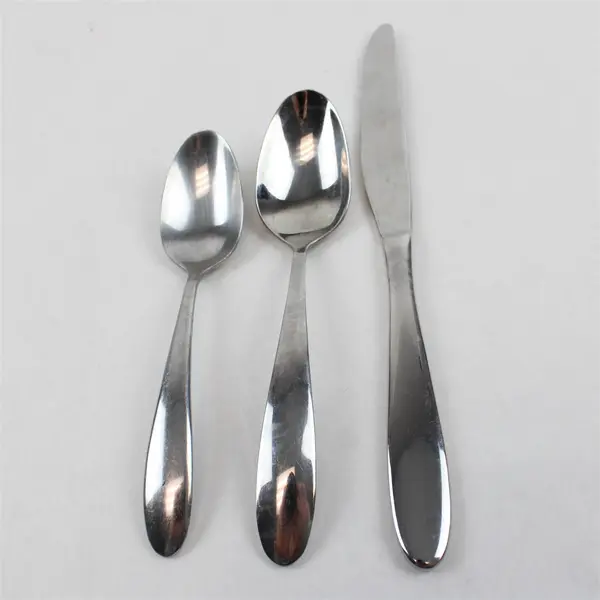 Lot of 3 Oneida Landon Stainless Flatware Pieces 2 Spoons & 1 Dinner Knife