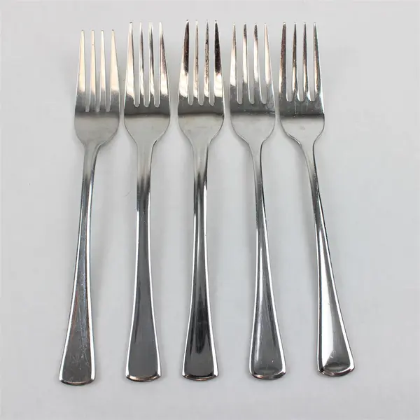 Oneida Lonsdale Set of 5 Stainless Steel Dinner Forks 7.5in