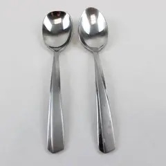 Lot of 2 Oneida Linnea Stainless Sugar Spoon & Teaspoon